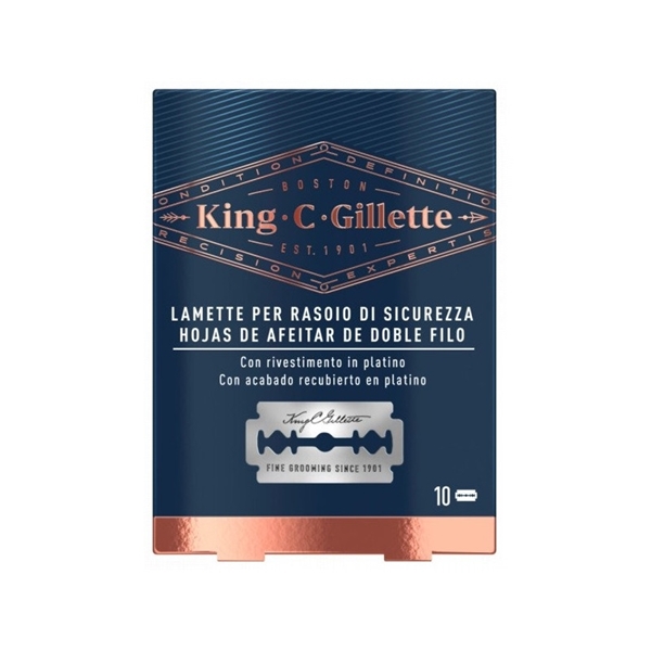 Εικόνα από Gillette King  Ανταλλακτικές λεπίδες 10τεμ