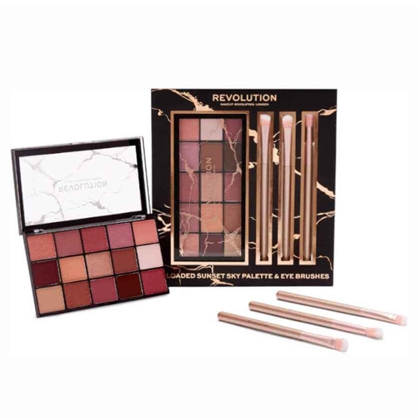 Εικόνα από Revolution Reloaded Sunset Sky Palette & Eye Brush Set