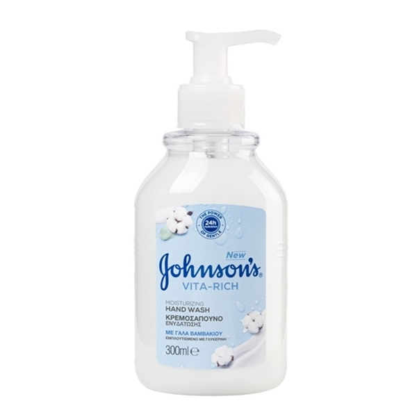 Εικόνα από Johnson's Kρεμοσάπουνο Vita-Rich Με Γάλα Βαμβακιού 300ml