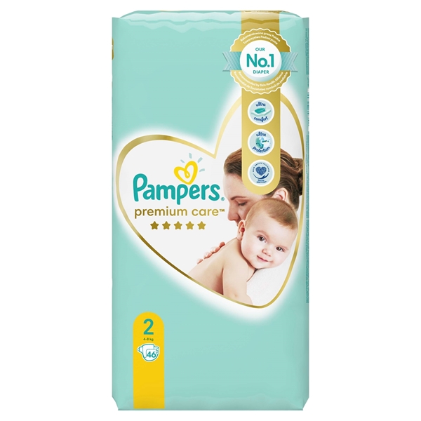 Εικόνα από Pampers Premium Care Νο2 (4-8kg) 46 Τεμαχίων