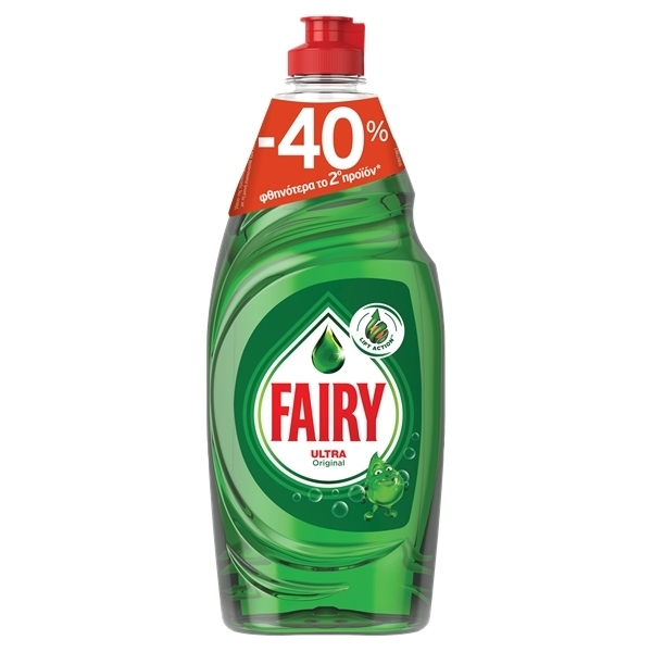 Εικόνα από Fairy Ultra Πιάτων Χεριού Regular 2Χ650ml (Το 2ο -40% Φθηνότερα)