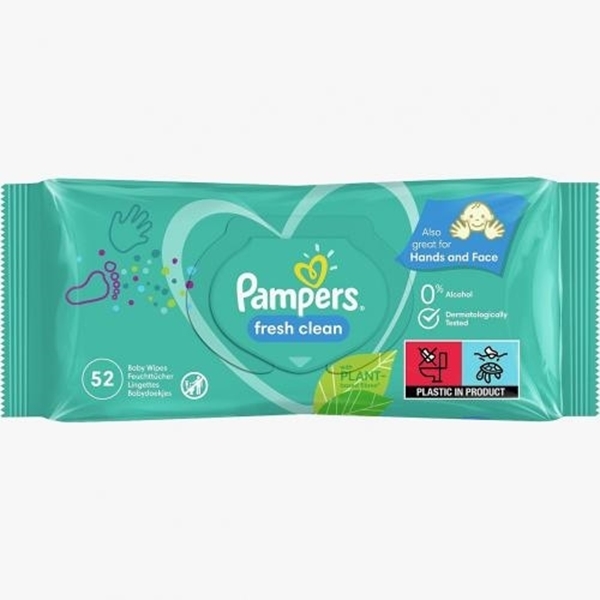 Εικόνα από Pampers Wipes Fresh 52 Τεμαχίων