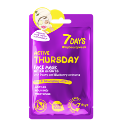 Εικόνα της 7 Days Active Thursday Sheet Mask 28gr