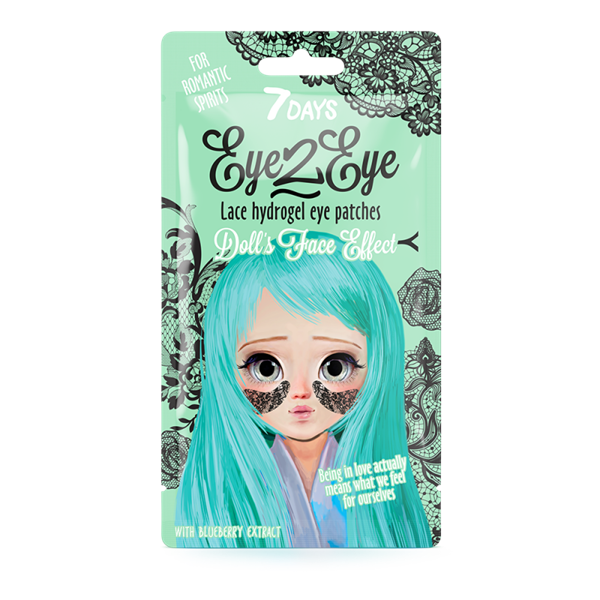 Εικόνα από 7 Days Eye-2-Eye Lace Hydrogel Eye Patches Blueberry Extract 6gr