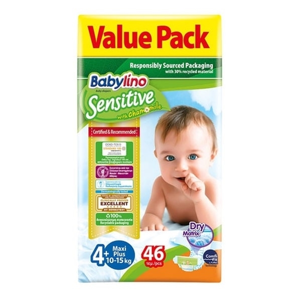 Εικόνα από Babylino Sensitive No4+ 46Tεμ 10-15kg