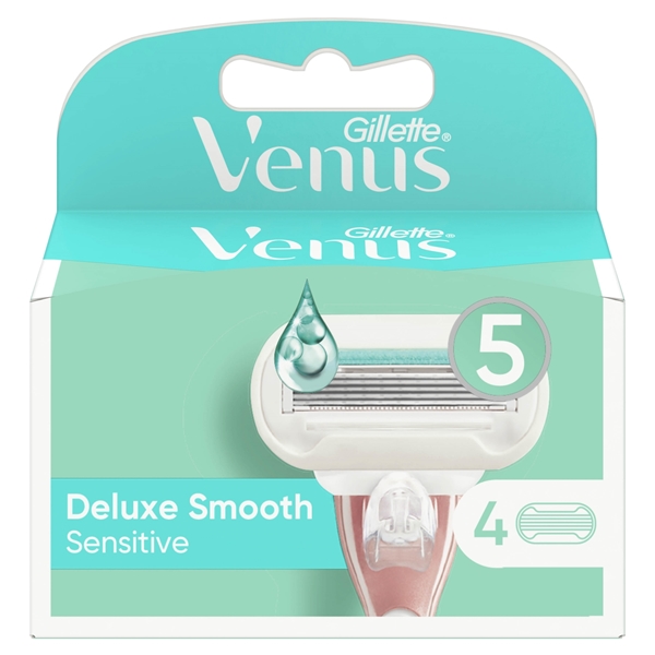 Εικόνα από Gillette Woman Ανταλλακτικά Ξυραφάκια Venus Smooth Sensitive Rose Blister 4 Tεμαχίων