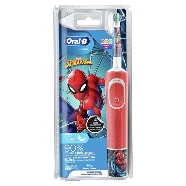 Εικόνα από Oral-B Eπαναφορτιζόμενη Oδοντόβουρτσα Vitality Kids Spiderman 3+