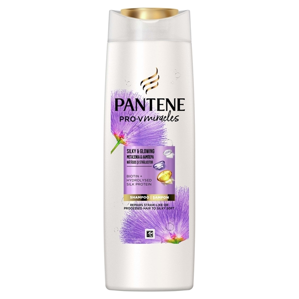 Εικόνα από Pantene Silk & Glowing Shampoo 300ml