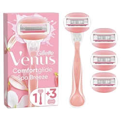 Εικόνα της Gillette Spa Brezze Ανταλλακτικά Ξυραφάκια 4 Τεμαxίων + Μηχανή Δώρο