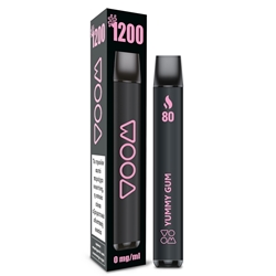Εικόνα της Voom Disposable Vape 80 Yummy Gum Ηλεκτρονικό Τσιγάρο μίας Χρήσης 4ml Χωρίς Νικοτίνη 1200 Puffs