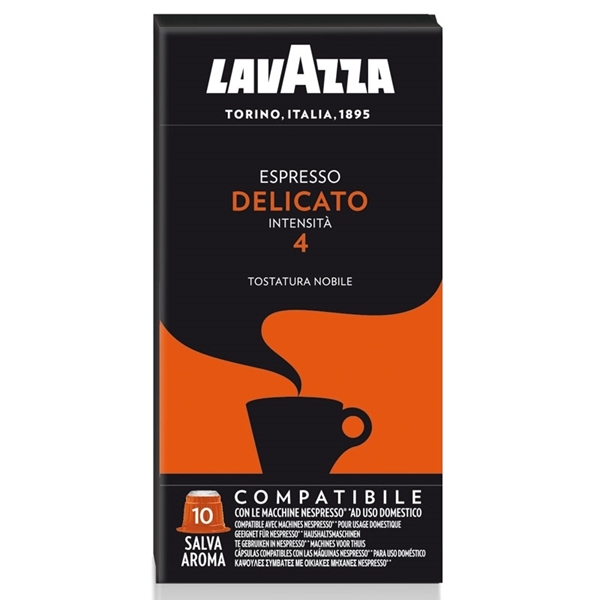 Εικόνα από Lavazza Κάψουλες Espresso Delicato Συμβατές με Μηχανή Nespresso 10τμχ