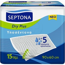 Εικόνα της Septona Dry Plus 60 x 90cm Υποσέντονα 15τμχ