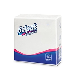 Εικόνα της Selpak 100 Χαρτοπετσέτες 30x30cm Narkin Comfort