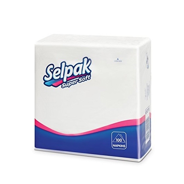 Εικόνα από Selpak 100 Χαρτοπετσέτες 30x30cm Narkin Comfort