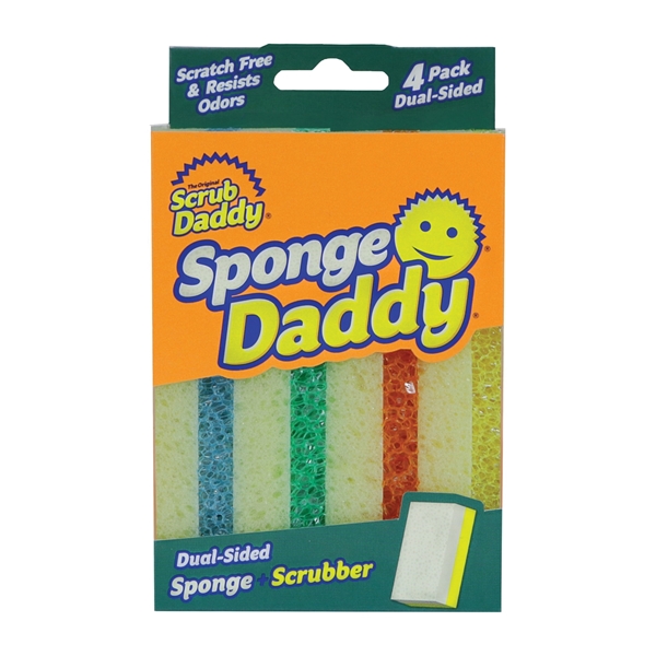 Εικόνα από Scrub Daddy Σετ Σφουγγάρια Κουζίνας Sponge Daddy 4τμχ