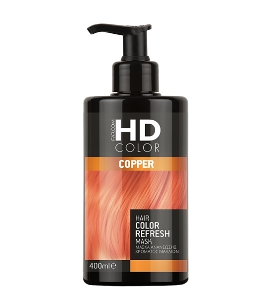 Εικόνα από Farcom HD Hair Color Refresh Mask Copper 400ml