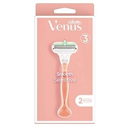 Εικόνα της Gillette Woman Mηχανή Venus Smooth Sensitive Pink (Mηχανή +2 Aνταλλακτικά)