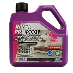Εικόνα της River Pro 9001 Υγρό Καθαριστικό Γυαλισμένων Μαρμάρων 1LT