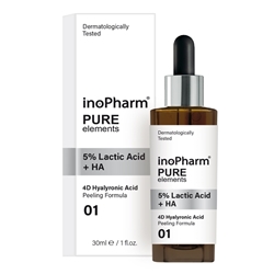 Εικόνα της InoPharm Pure Gentle Scrub Προσώπου με 5% Γαλακτικό οξύ και Υαλουρονικό οξύ 30ml