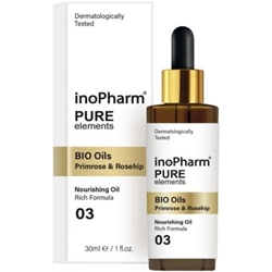 Εικόνα της InoPharm Pure Serum με Έλαια Νυχτολούλουδου και Τριαντάφυλλο 30ml