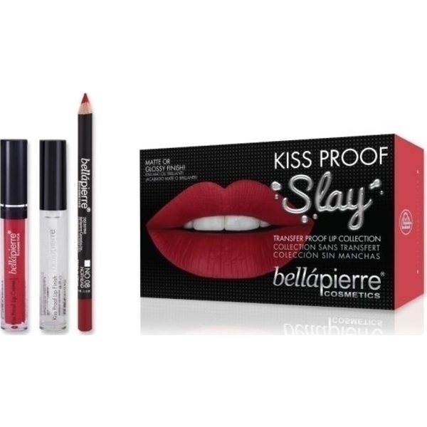 Εικόνα από Bellapierre Kiss Proof Slay Lip Kit Ombre Rose 3Pc (Lip Creme, Lip Finish, Lip Liner)