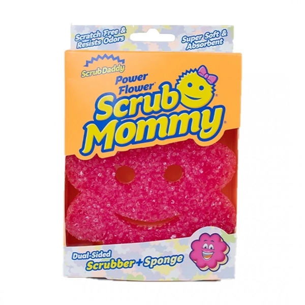 Εικόνα από Scrub Mommy Σφουγγαράκι Πιάτων Λουλούδι Ροζ