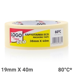 Εικόνα της Logo Χαρτοταινία ECO 38Χ40 Συσκευασία 4 Τεμάχια