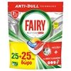 Εικόνα από Fairy Caps Platinum Plus Πλυντηρίου Πιάτων anti dull 25τεμ.+25τεμ Δώρο