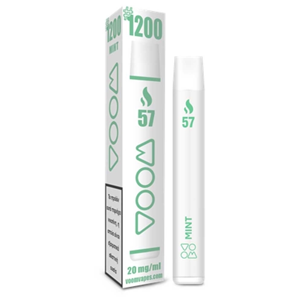 Εικόνα από Voom Disposable Nicotine 20mg/ml 57 Mint 2ml 1200 Puffs