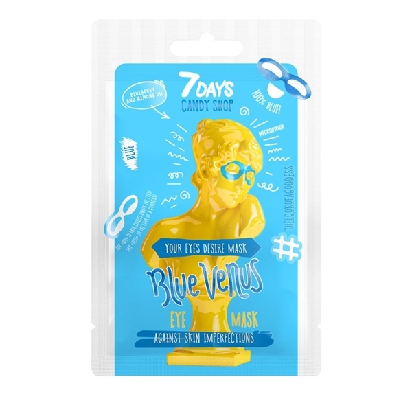 Εικόνα από 7 Days Candy Shop Eye Mask Blue Venus Blueberry And Almond Oil 10gr