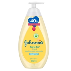 Εικόνα της Johnson's Baby Σαμπουάν-Αφρόλουτρο 2σε1 Top-To-Toe 500ml-40%