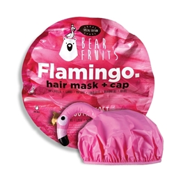 Εικόνα της BearFruits Flamingo Μάσκα Μαλλιών για Μαλακά και Απαλά Μαλλιά, 20ml & Σκουφάκι Φλαμίνγκο, 1τεμ, 1σετ