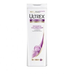 Εικόνα της Ultrex Damaged & Colored Hair Γυναικείο Αντιπιτυριδικό Σαμπουάν για Βαμμένα & Ταλαιπωρημένα Μαλλιά 360ml