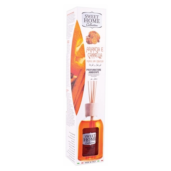 Εικόνα από Diffuser Sweet Home Orange-Cinnamon 100ml Αρωματικό Χώρου Με Sticks