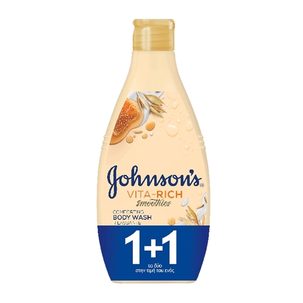 Εικόνα από Johnson's Αφρόλουτρο Vita-Rich & Honey 750ml+750ml Δώρο