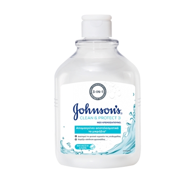 Εικόνα από Johnson's Kρεμοσάπουνο Clean&Protect3 Θαλάσσια Άλατα 500ml (Aνταλλακτικό)