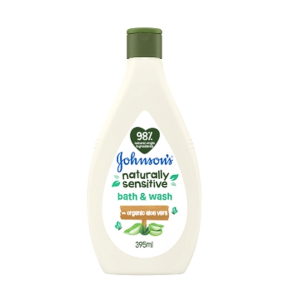 Εικόνα από Johnson's Naturally Sensitive Bath&Wash 395ml Aloe Vera