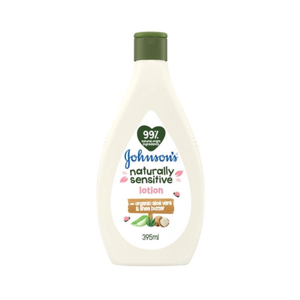 Εικόνα από Johnson's Naturally Sensitive Lotion 395ml Aloe Vera&Shea Butter