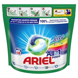 Εικόνα της Ariel Pods All in 1 Touch of Lenor Color 40 τεμαχίων