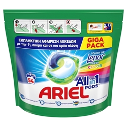 Εικόνα της Ariel Pods All in 1Touch of Lenor Color 54 τεμαχίων