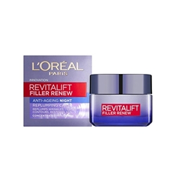 Εικόνα της L'Oreal  Revitalift Filler Renew Anti-Ageing Night Replumping Care 50ml