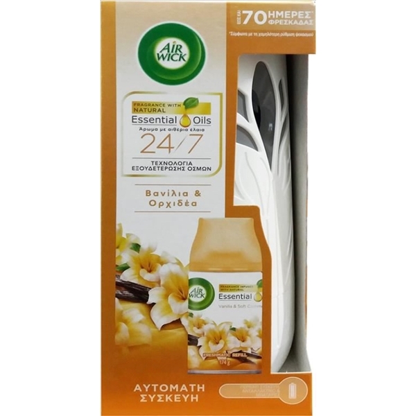 Εικόνα από Airwick Συσκευή Αυτόματου Ψεκασμού Freshmatic Vanilla & Orchid 250m