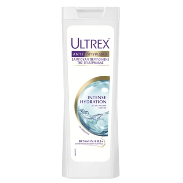 Εικόνα από Ultrex Intense Hydration Γυναικείο Aντιπιτυριδικο Σαμπουάν 360ml