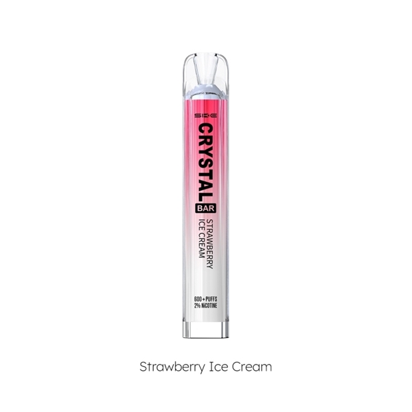 Εικόνα από SKE Crystal Disposable Vape Strawberry Ice Ηλεκτρονικό Τσιγάρο μίας Χρήσης 2ml Με Νικοτίνη 2% 600 Puffs
