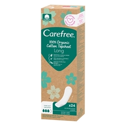 Εικόνα της Carefree Σερβιετάκι Organic Long Plus 24 Τεμαχίων