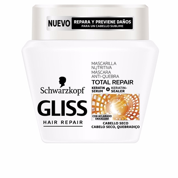 Εικόνα από Schwarzkopf Gliss Total Repair Hair Mask 300ml