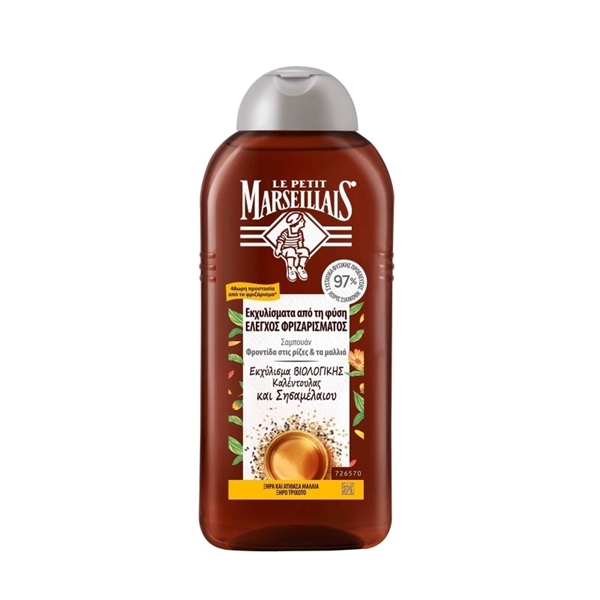 Εικόνα από Le Petit Marseillais Σαμπουάν Με Εκχύλισμα Βιολογικής Καλέντουλας & Σησαμέλαιου 300ml