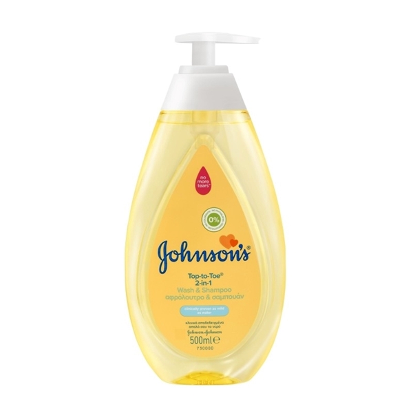 Εικόνα από Johnson's Baby Σαμπουάν-Αφρόλουτρο 2σε1 Top-To-Toe 500ml