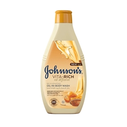 Εικόνα της Johnson's Αφρόλουτρο Vita-Rich Αμυγδαλέλαιο&Βούτυρο Καριτέ 400ml
