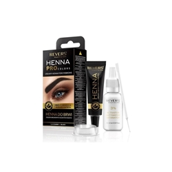 Εικόνα της Revers Cosmetics Henna Pro Colors Σετ Περιποίησης Φρυδιών Black